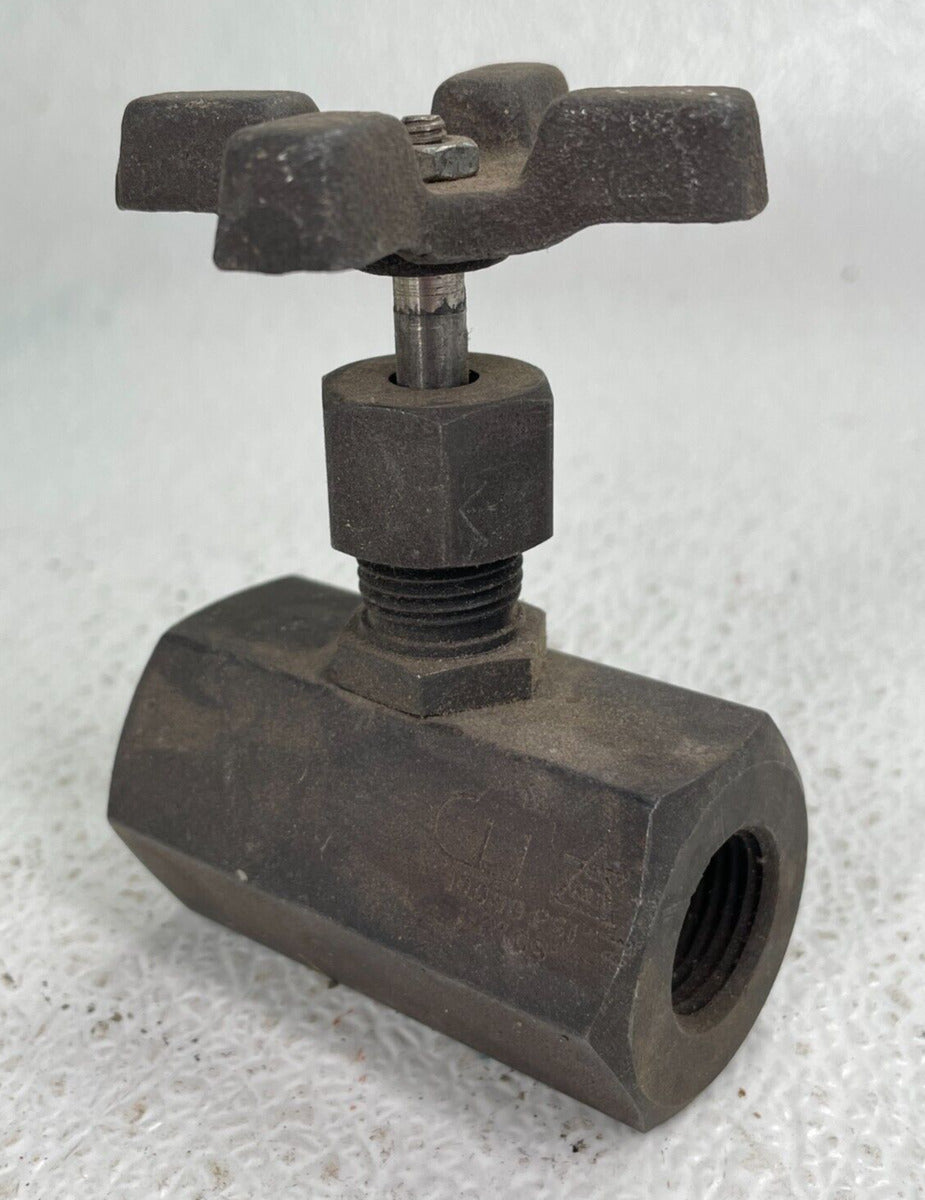 NEEDLE VALVE 1/2" Female NPT 10,000-psi Forged Steel, Manual Operated.