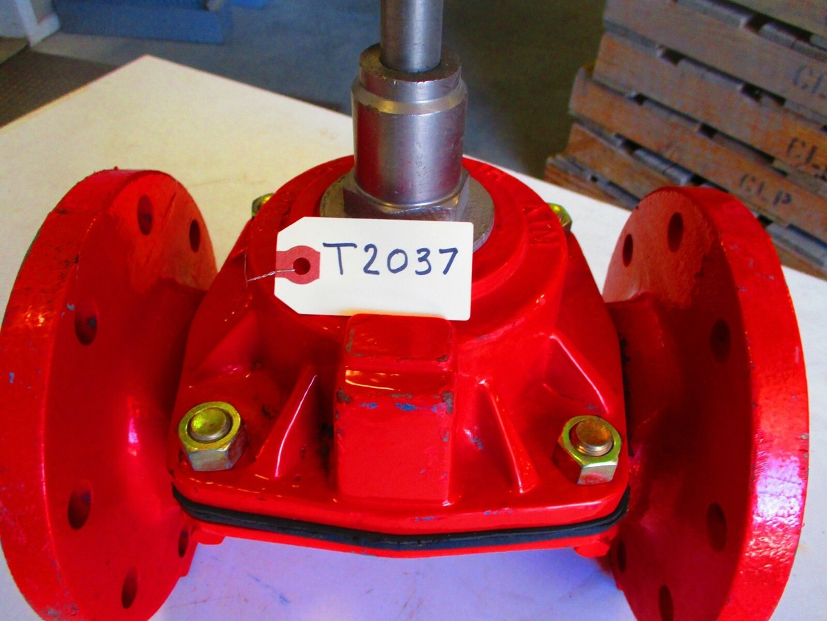 Diaphragm Valve DOROT 4" CL150 Flanged Cast Iron Body 100 Series Model: 4-47032 