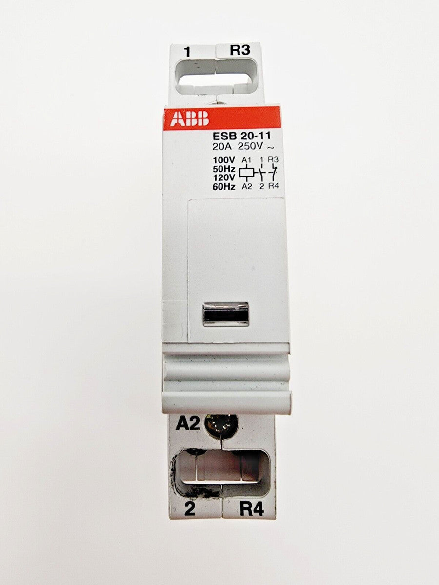 ABB ESB 20-11 Installation Contactor 20A 250V Coil 100/120V 50/60Hz 1P IEC 31095