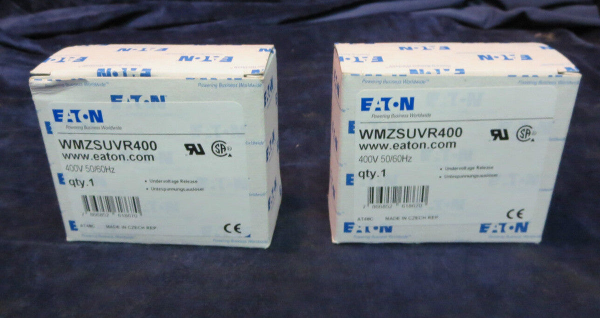 EATON WMZSUVR400, 400V, 50/60Hz Circuit Breakers Lot of 2