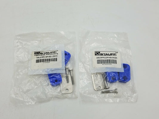 2 Pcs Stauff 309,5 PPC DP AS U W4 K Pipe Tube Clamp 3/8" Size Hi Clean Sterile