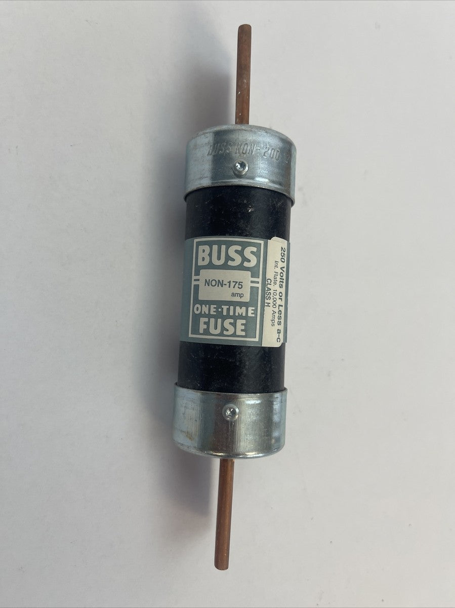 BUSS NON-175 ONE-TIME FUSE 175AMPS 250VAC (LOT OF 3)