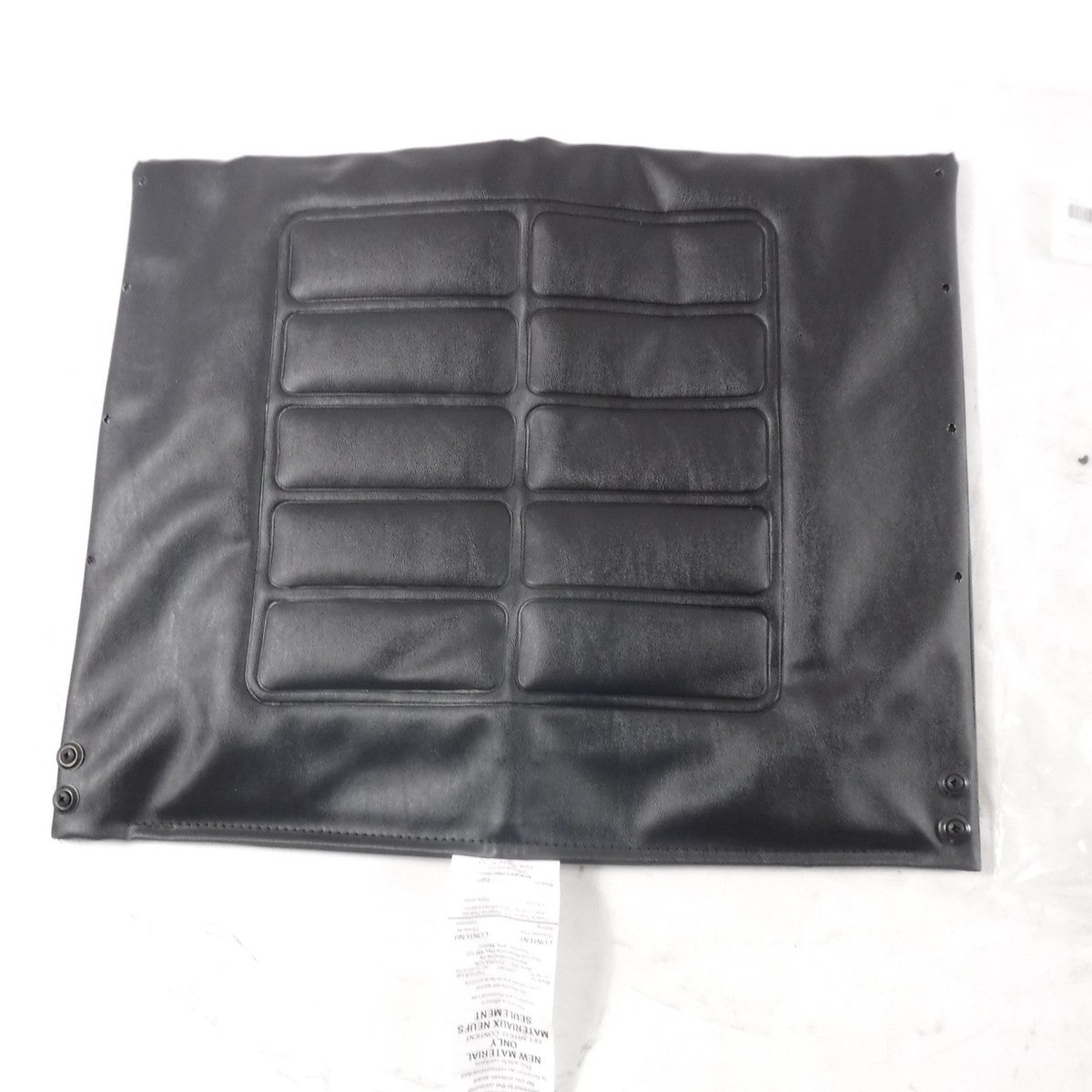 Invacare 24"Wx18 D Black Vinyl Seat Upholstery For Invacare Tracer Wheelchairs