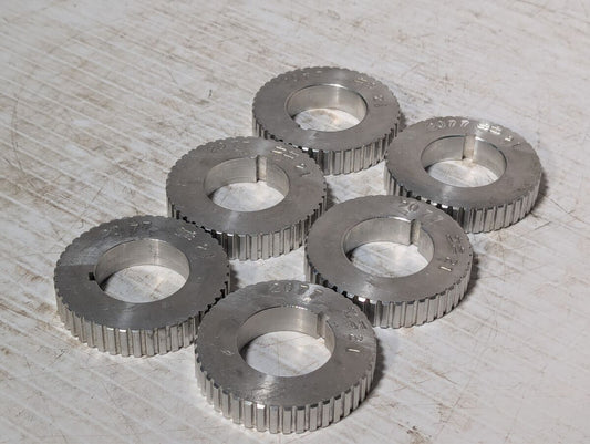 (6) 2077-21 Timing Pulley, 2077 == 21 Pulleys