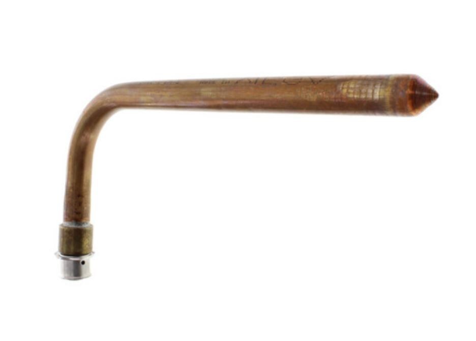 VIEGA 92421 - 1/2" PEX Press Copper Stub Ell, 3-1/2" x 8" (Lead Free)