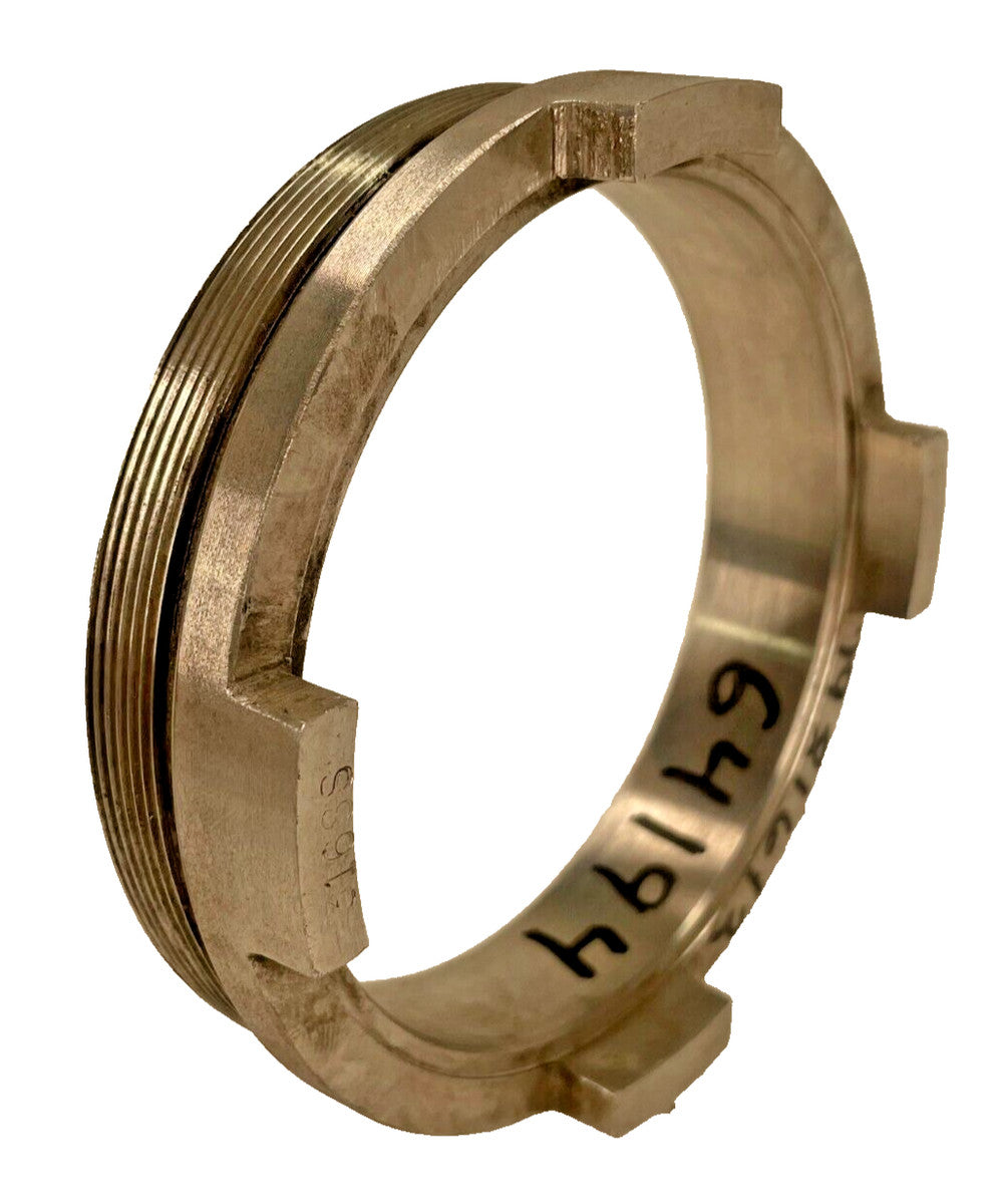 Valve Seat Ring 316-Stainless Steel, 4.375" OD (On Threaded End) x 3-3/4" ID