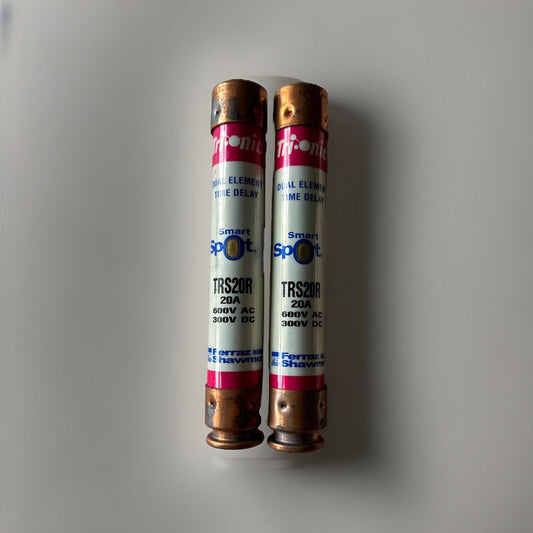 *QTY 2* Ferraz Shawmut TRS20R Tri-onic smartspot Dual Element Time Delay Fuse FB