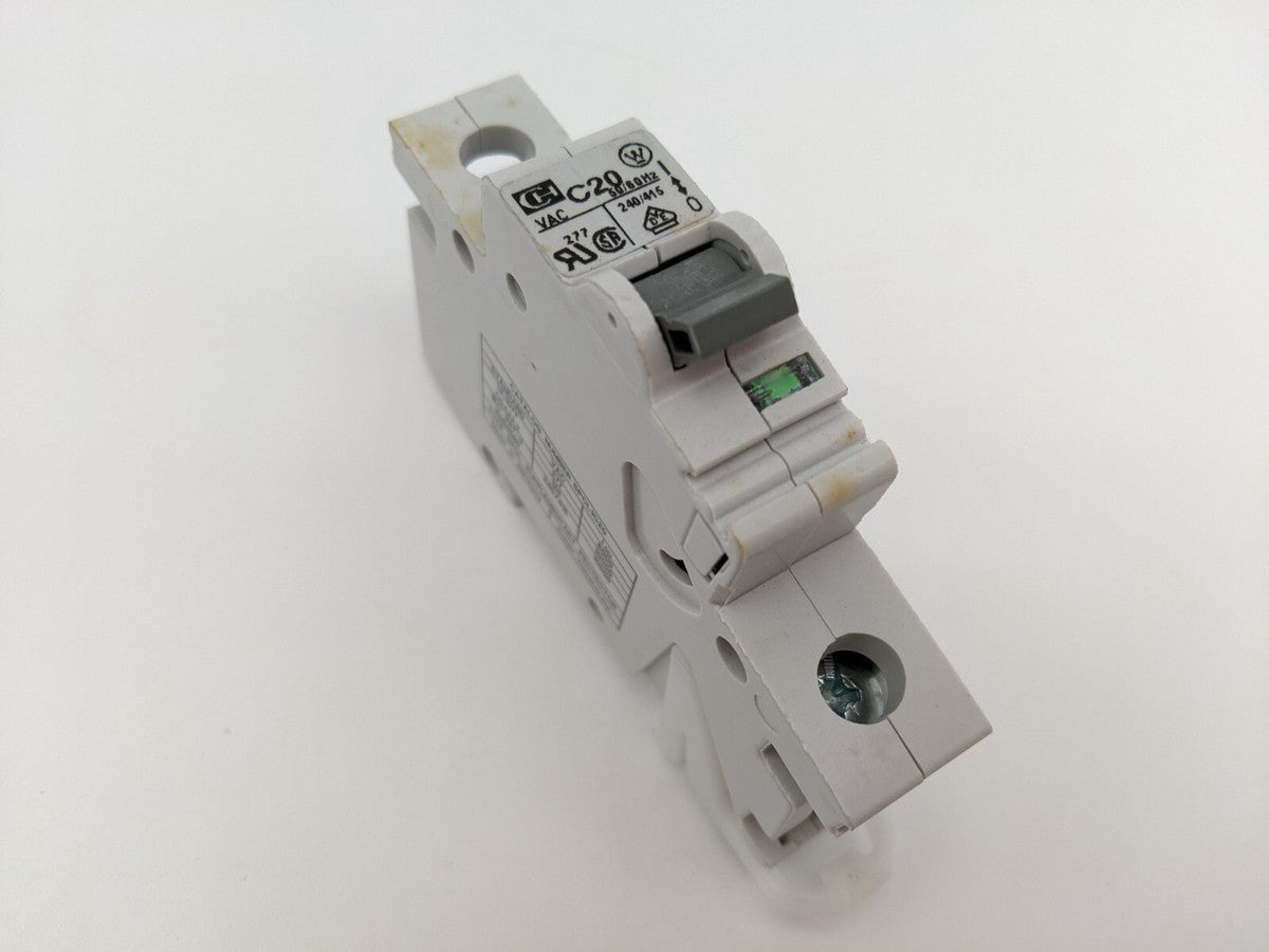 Cutler Hammer  SPCL1C20 Miniature Circuit Breaker 20 Amp 1 Pole 6/10 kA 240/415V