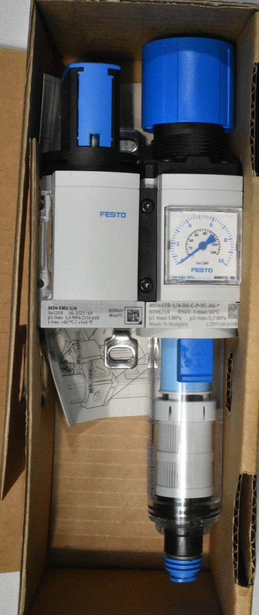 Festo MSB4-1/4:C3:J8B-WPE Service Unit Combination 8098372 New