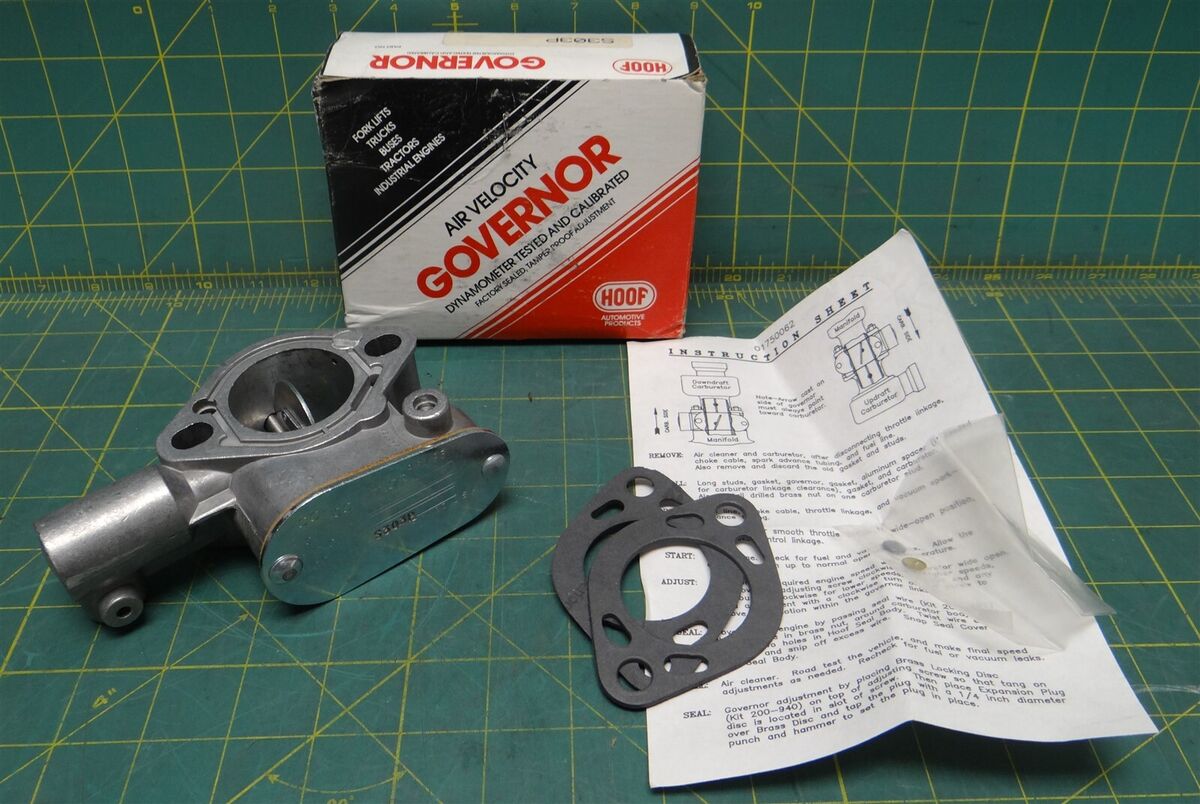 Air Velocity Governor Hoof Products Co. S303P Dynamometer 2990-01-132-4710 96193