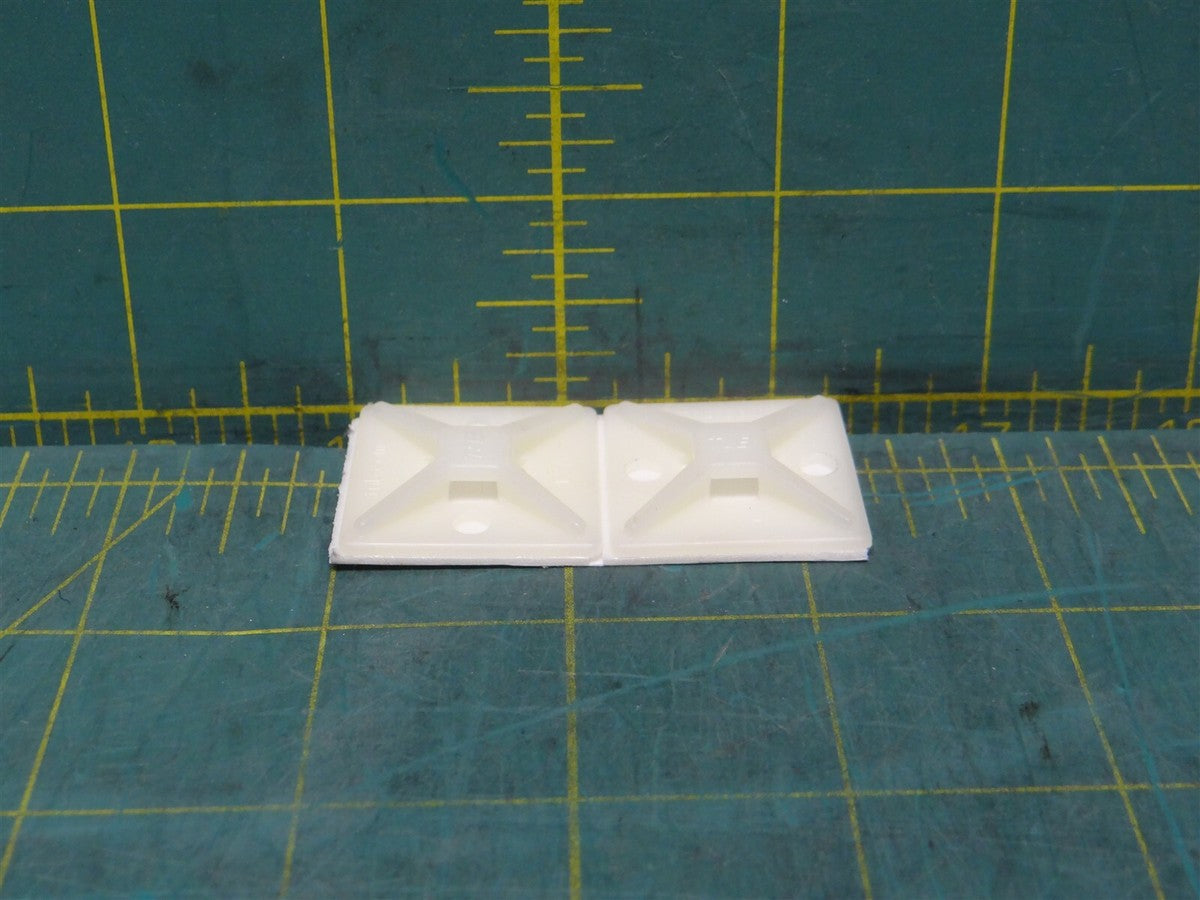 Panduit 4-Way Adhesive Backed Cable Tie Mount 1” x 1” Part Number: ABM2S-A-D