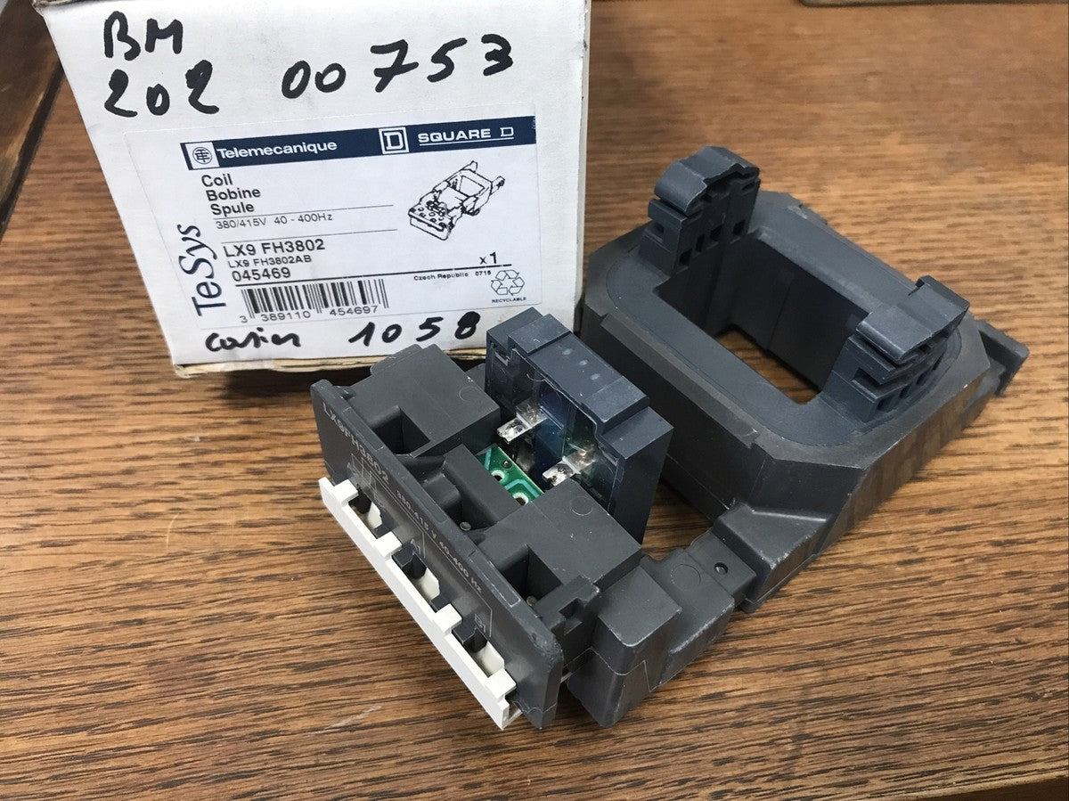 NEW NOS Telemecanique LX9-FH3802 Contactor Coil 380/415 Volts 40/400HZ Square D