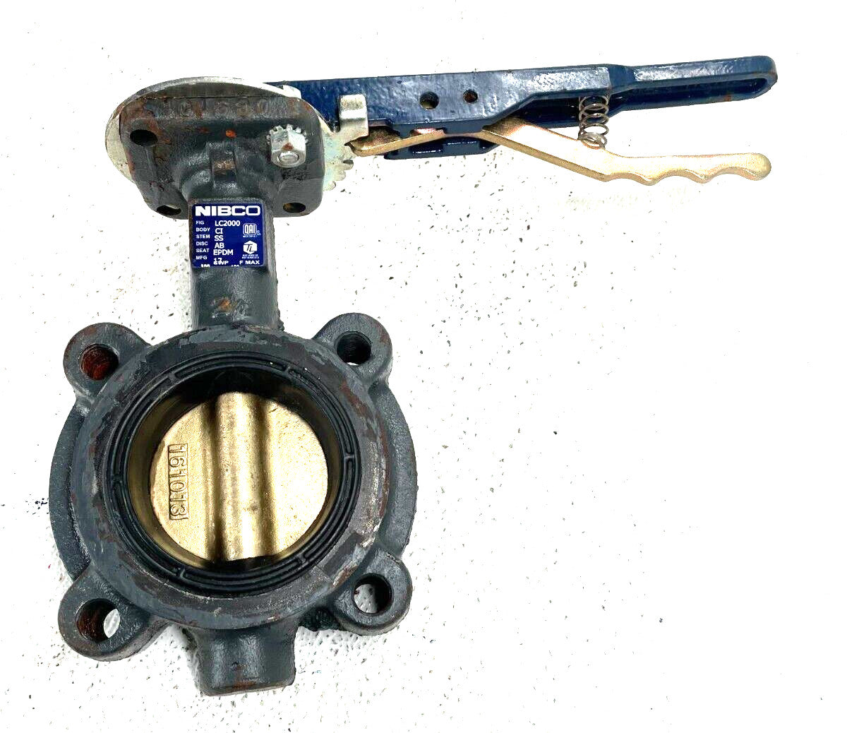 NIBCO Lug Style Butterfly Valve 2-1/2" 200 psi CI Body, Bronze Disc, EPDM Seat