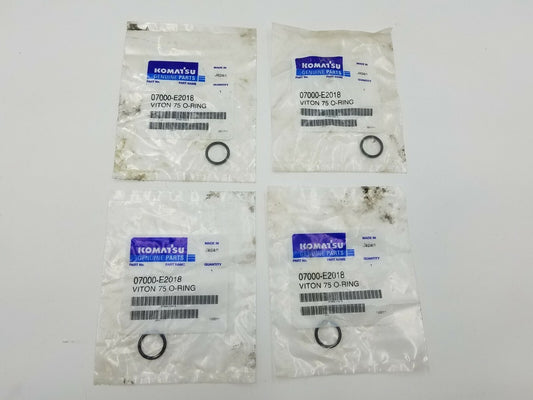 4 Pcs Komatsu 07000-E2018 O-Ring Viton 75 Heavy Duty Equipment Replacement Part 
