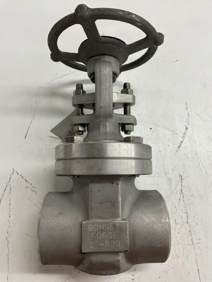 BONNEY FORGE HL18L-NACE-LE Forged Stainless Gate Valve 2" Class 800 Socket Weld