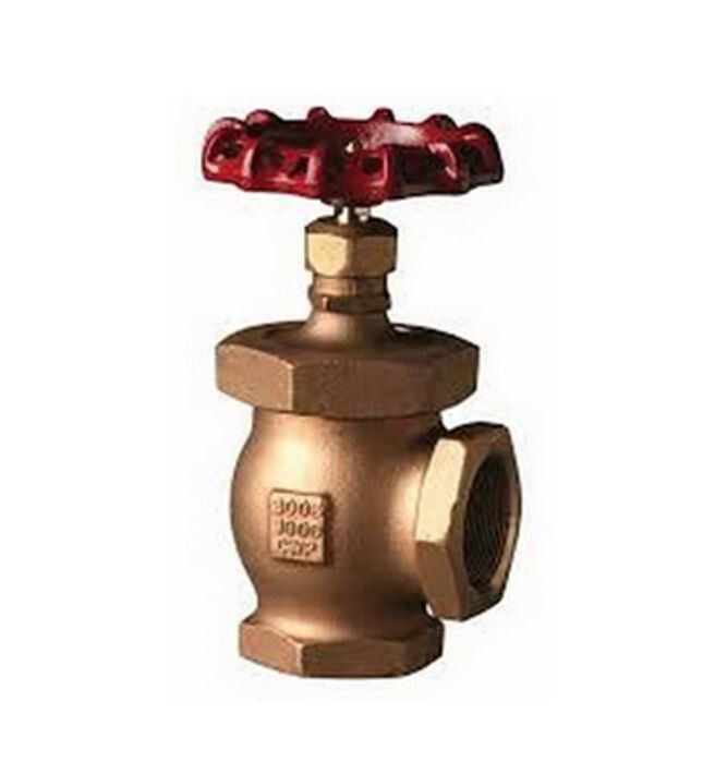 CRANE 17TF Bronze Angle Valve 3/4" NPT 150-S / 300-CWP Union Bonnet, PTFE Disc
