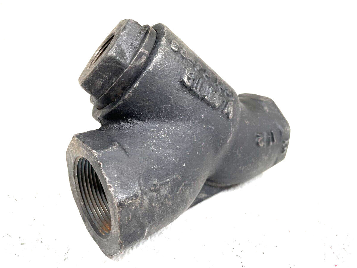 WATTS Wye Y Strainer 1-1/2" Threaded NPT 250-SWP 400-WOG / 20-Mesh SS Screen