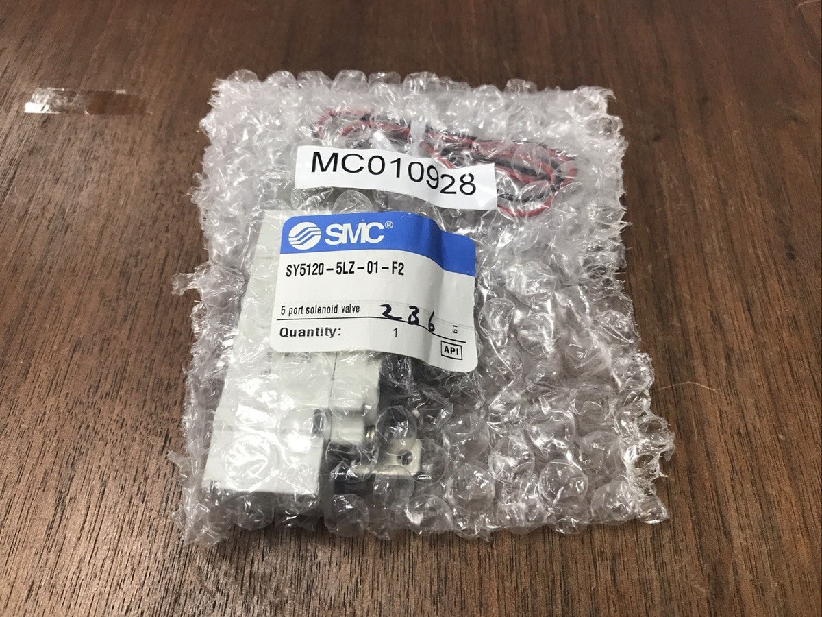 SMC SY5120-5LZ-01-F2 SY51205LZ01F2 Solenoid Valve Sealed New Ships From USA
