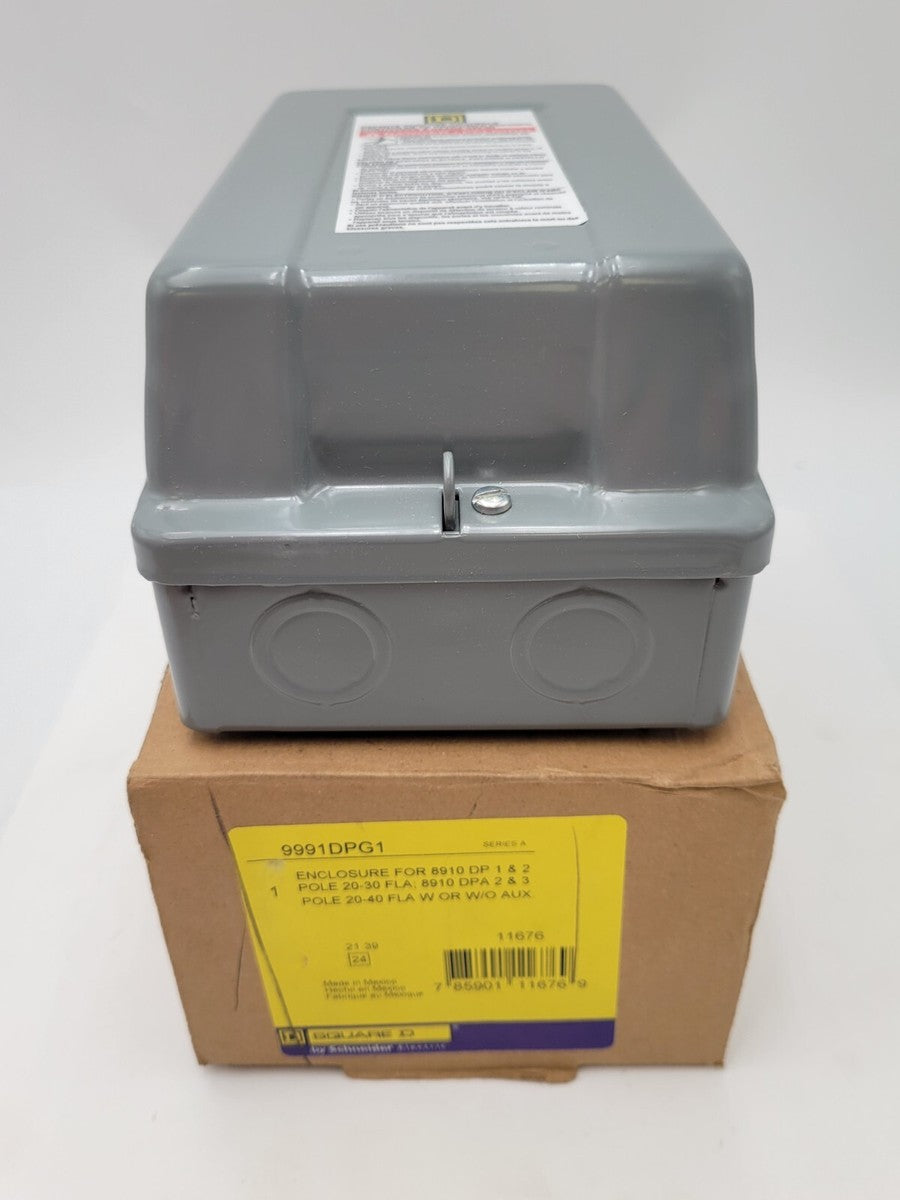 Square D 9991DPG1 Enclosure 1/3 Pole NEMA 1 Series A for 8910DP/DPA Contactors