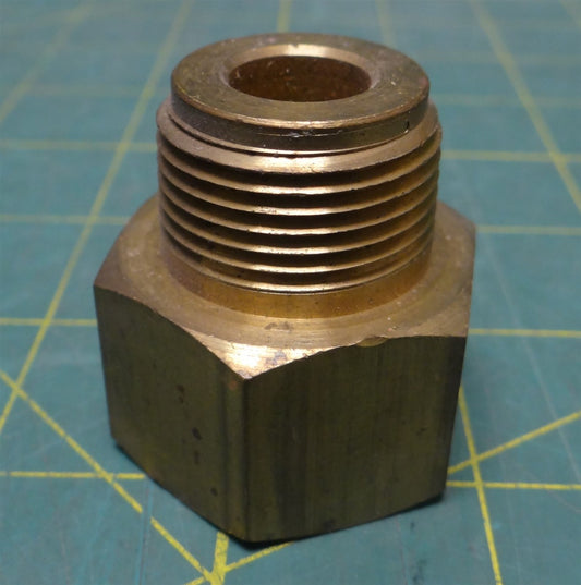 3/4" Female NPT X 3/4" Male NPT Brass Pipe Fitting Adapter 