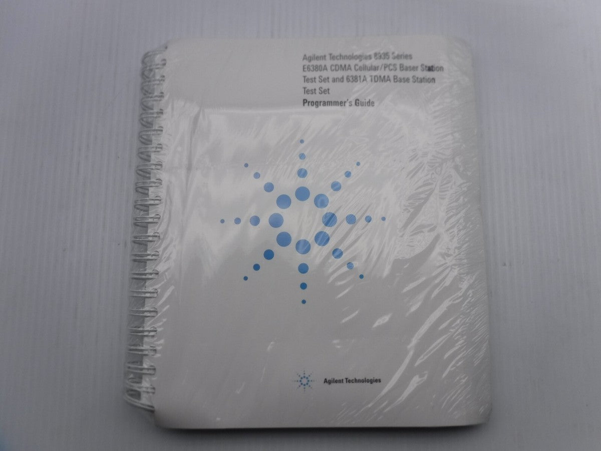 Agilent Technologies E6380A 8935 Series Programmers Guide E6380-90018