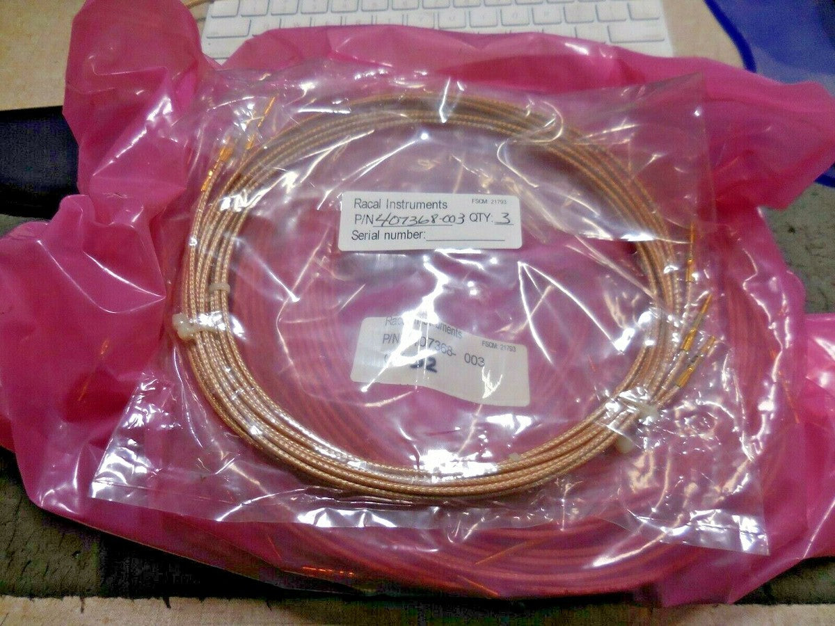 Racal Instruments 407368-003 Terminated Coaxial Cable (1 GHz, 6 FT) Lot of 35