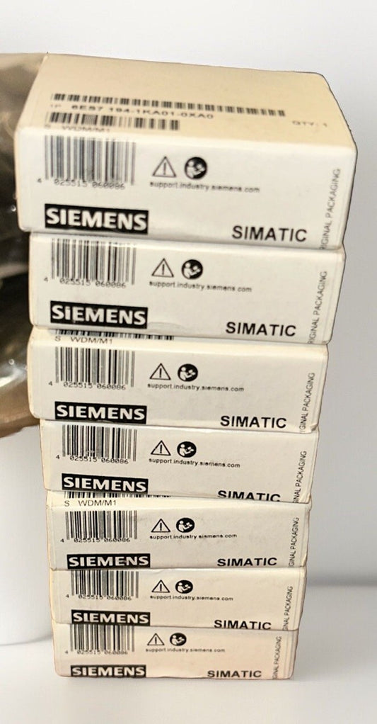 *QTY 7* Siemens 6ES7 194-1KA01-0XA0 Y-Style Connector. New In Box!      T3