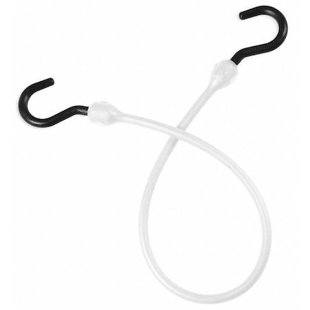 The Better Bungee Bbc12nw Bungee Cord,White,12 In. L,1-1/2 In. W
