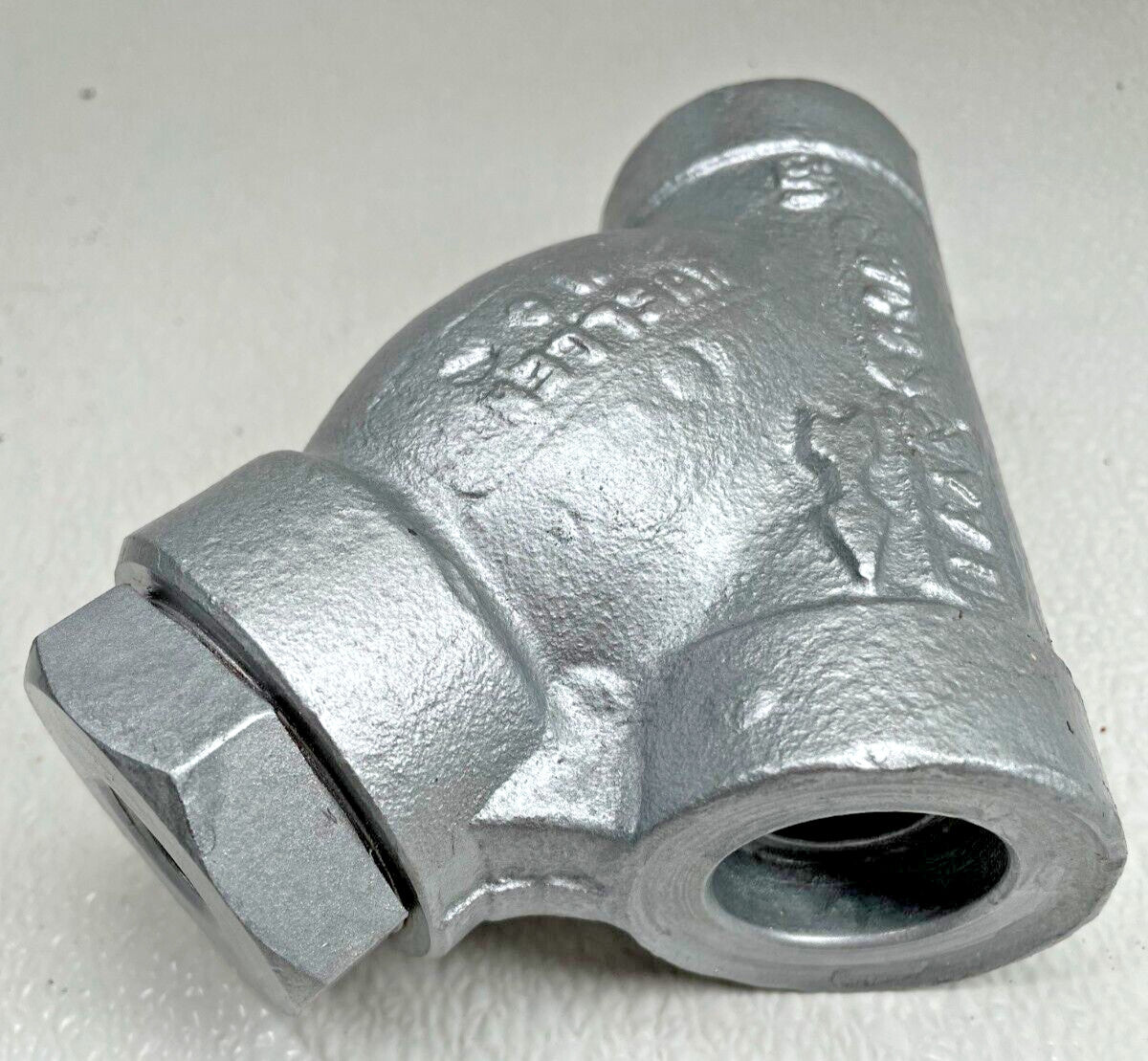 MUELLER Wye Y Strainer 1" Socket Weld Ends / WCB Class 600 1480 WOG / 1/32" Perf