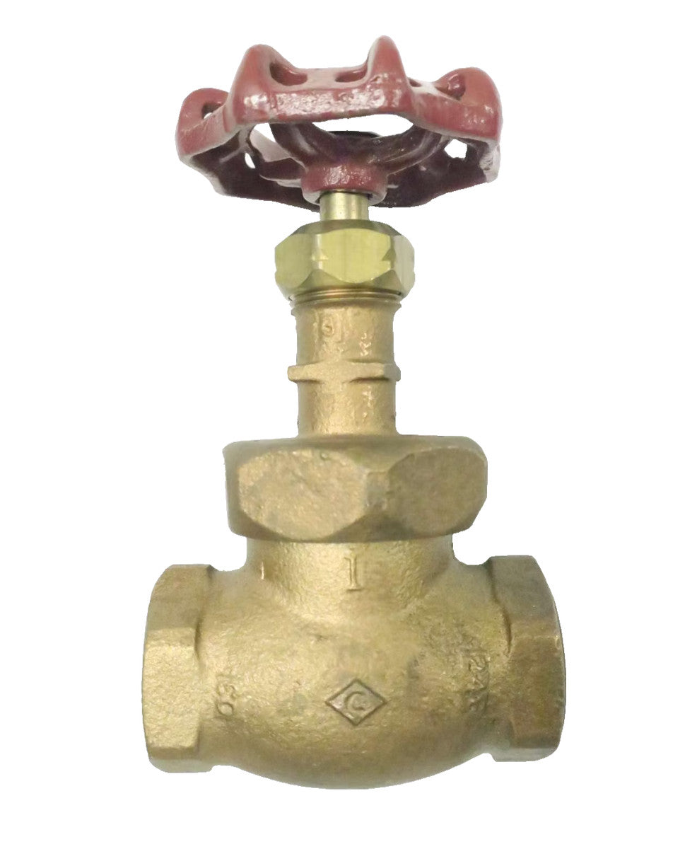 CRANE 382P Bronze Globe Valve 3/8" NPT 300-S / 1000-CWP, Union Bonnet, Plug Disc