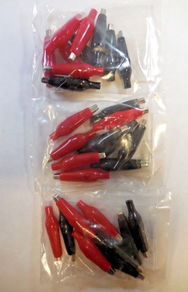 MCM Tenma 21-370 Alligator Clips (10 Per Pack) Lot of 3
