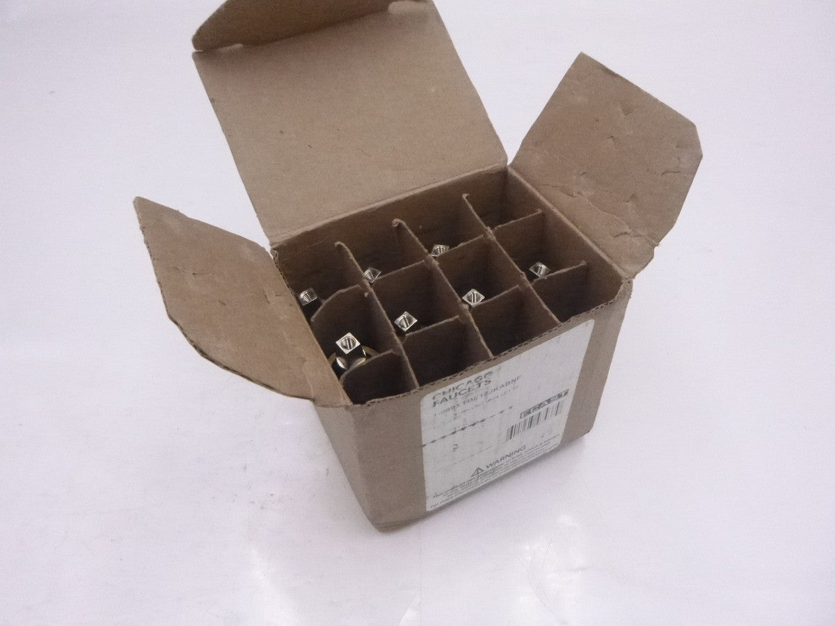 12 Pack Chicago Faucet 1-099XTBL12JKABNF Quaturn Compression Cartridge RH