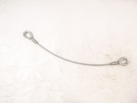 1/2" x 32" Galvanized Steel Cable Sling with Thimble Loop on Each End