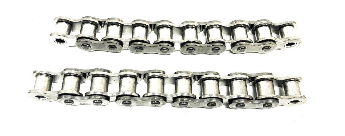 Unbranded 50SS Stainless Steel 6 in Cross Sheeter Chain 6x5/8 in [Lot of 2] NOS