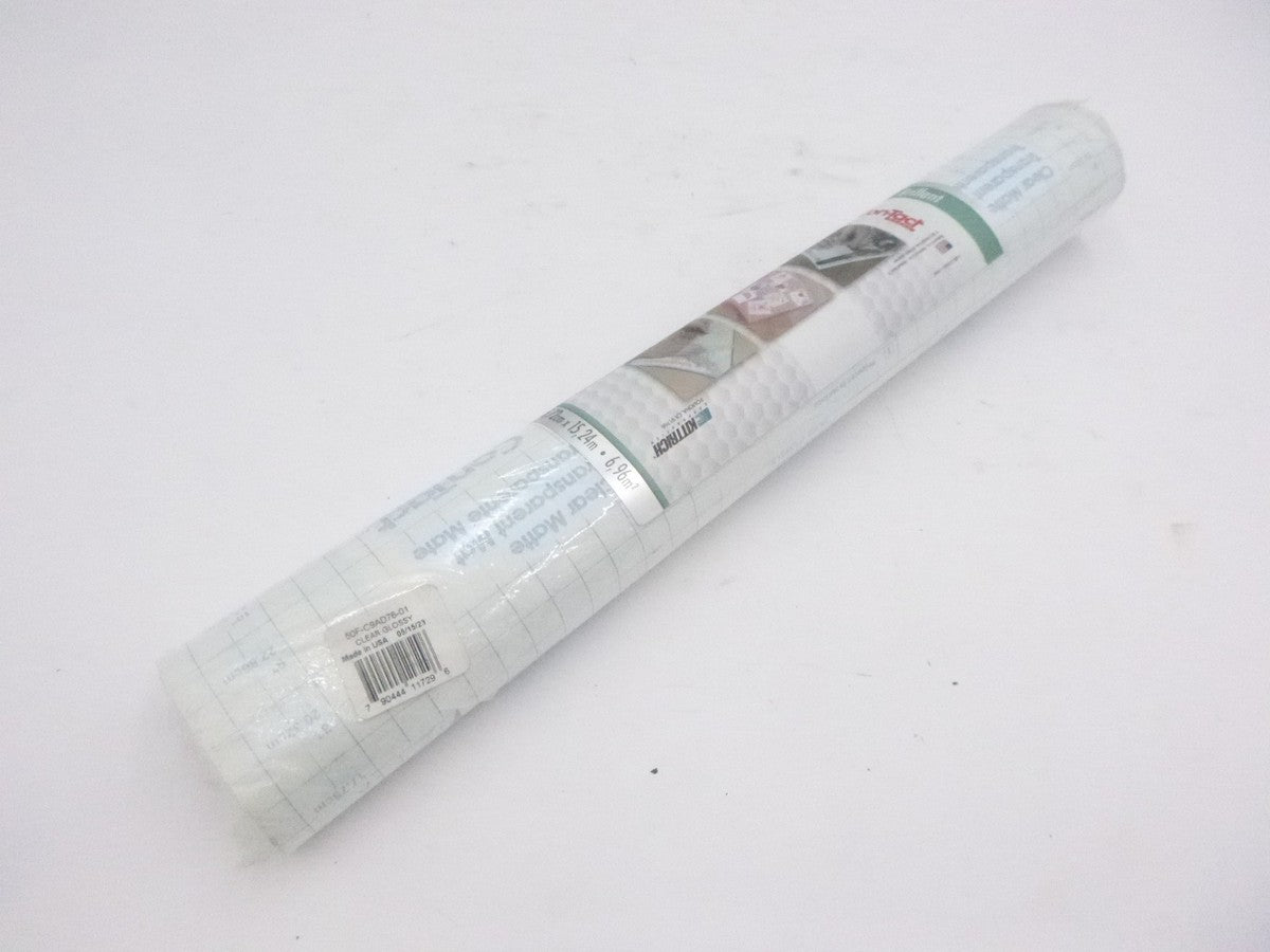 50' Con-Tact Brand Clear Cover Adhesive Covering Clear 18" Glossy