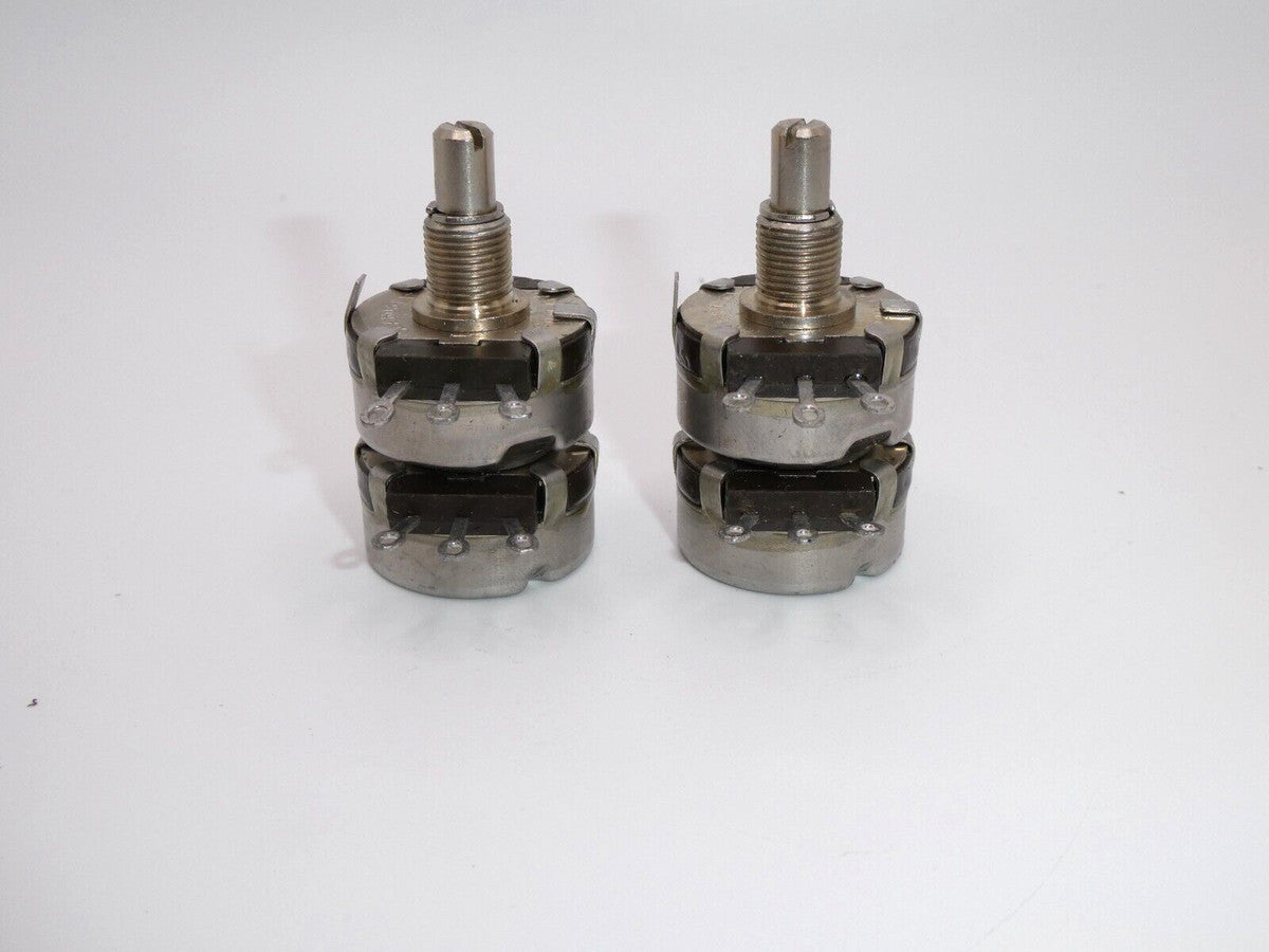 Tektronix Clarostat 100K Potentiometers 1/4 Shafts 311-0028-00 "Lot of 2"