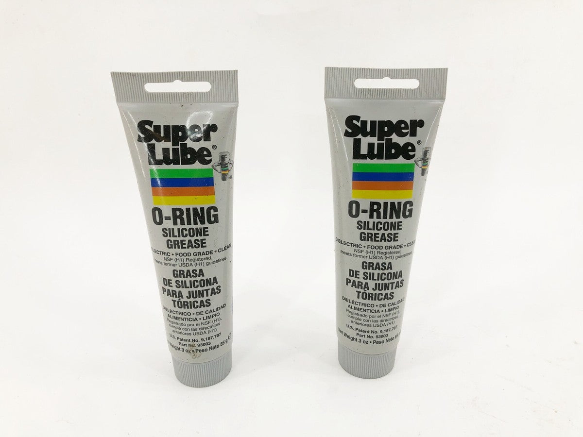 Lot of 2 New Super Lube 436P94 O-Ring Silicone Grease 3oz Tubes