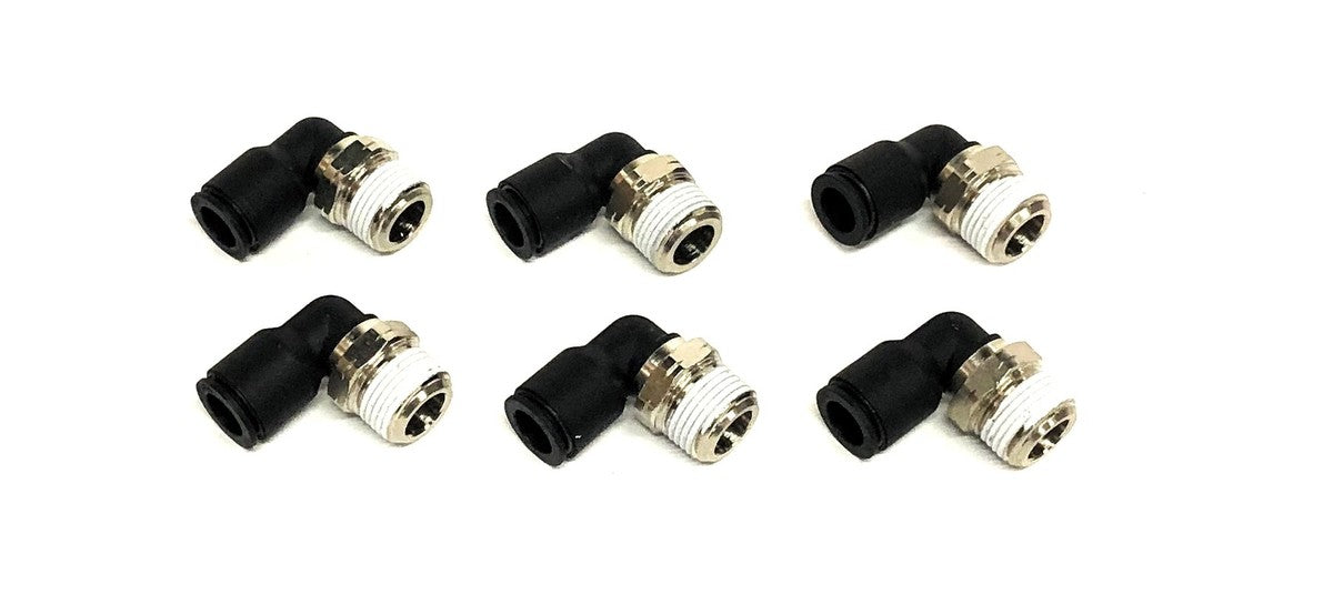 Legris Push Connect 90 Degree Elbow Male Coupling 3/8 Inch [Lot of 6] NOS