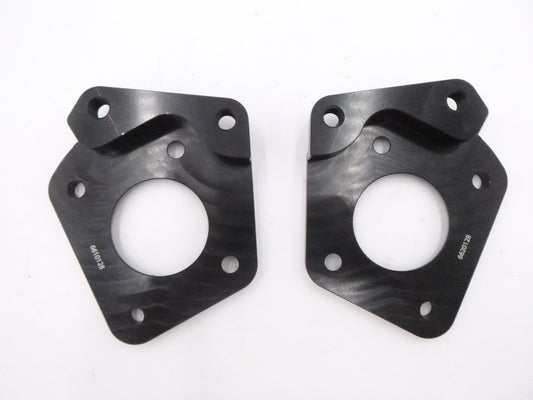 2 Pack Master Power Billet Aluminum Caliper Mounting Brackets for Conversion Kit