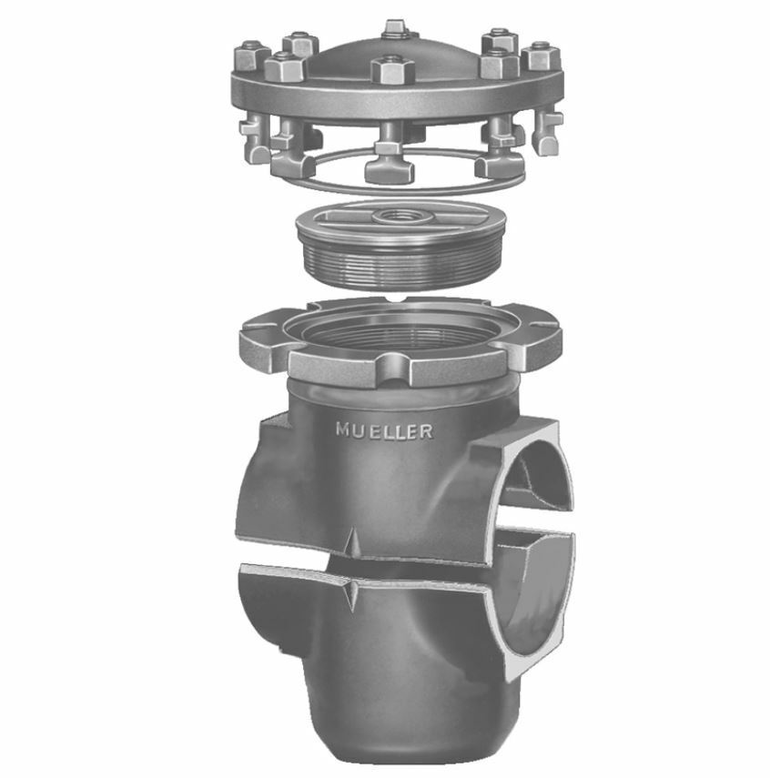 MUELLER H-17270 8" Extension (Dead End) Line Stopper Fitting Weld Type 275 PSIG