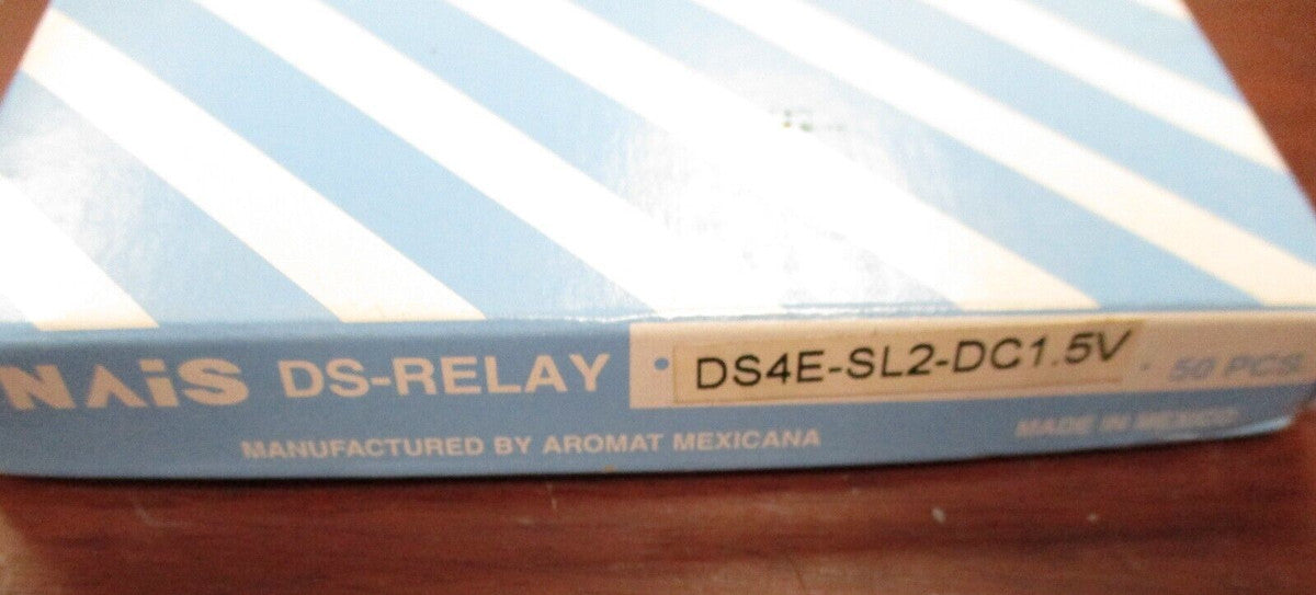 Aromat NAiS DS4E-SL2-DC1.5V Low Single Relay (4PDT, 12.5Ω, 1.5V, 2A) Lot of 50
