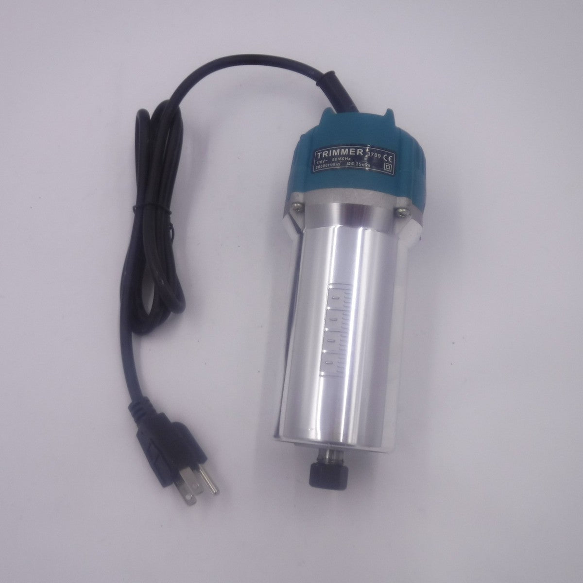 INCOMPLETE Trimmer 1/4" Laminate Trimmer Blue 50/60Hz 110V 3709 SEE DESC