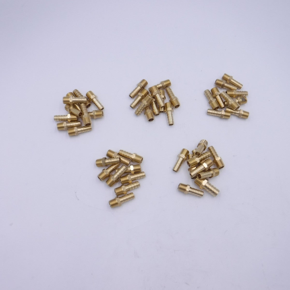 50 Pack 3/8" Barbed Hose Fittings Barb x NPT 6AFH6