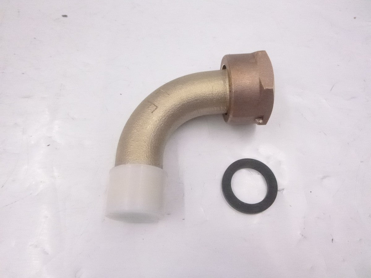 1-1/4" Brass 90° Water Meter Elbow LF Fitting For Watermain Tap