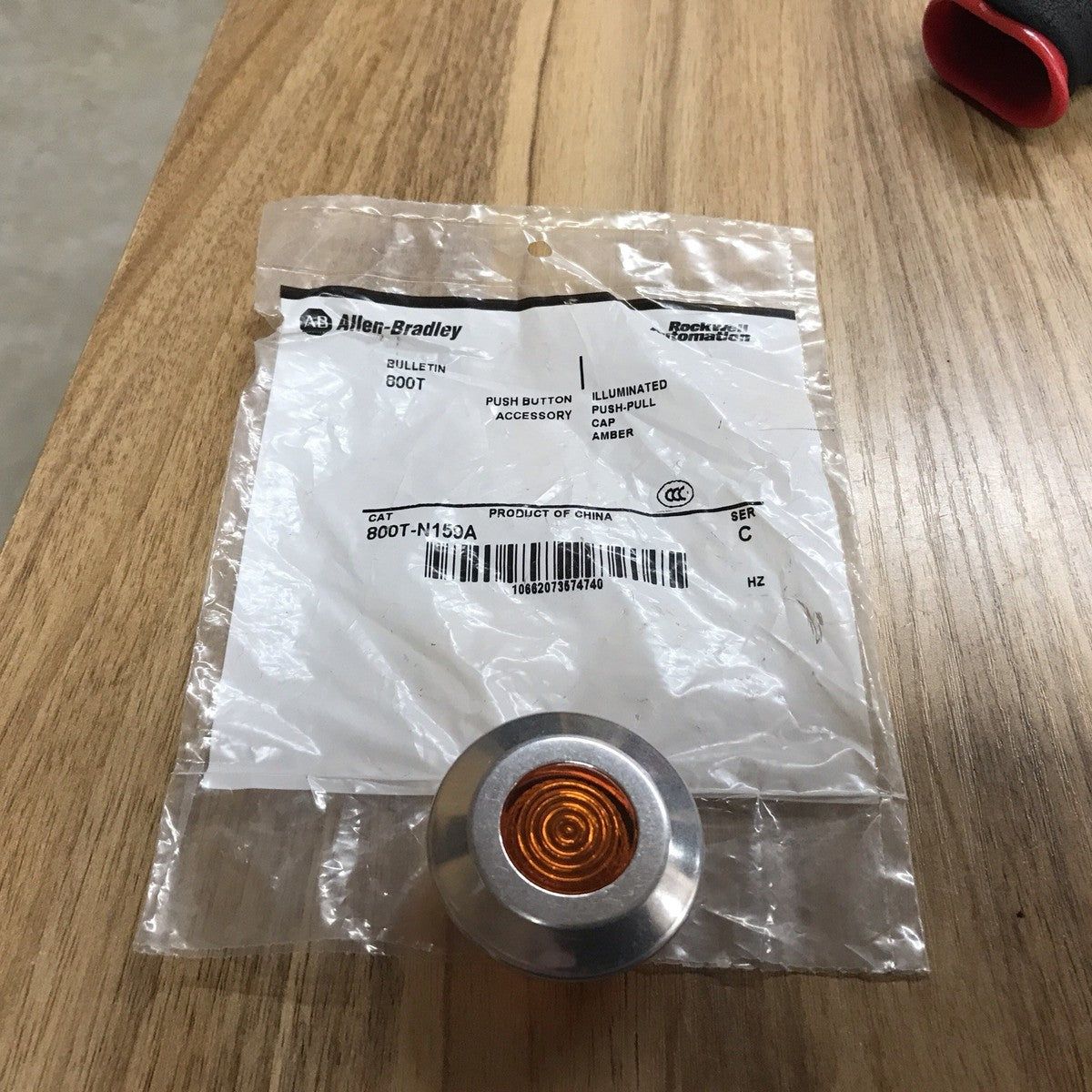 Allen Bradley 800T-N159A Amber Lens Cap 800TN159A