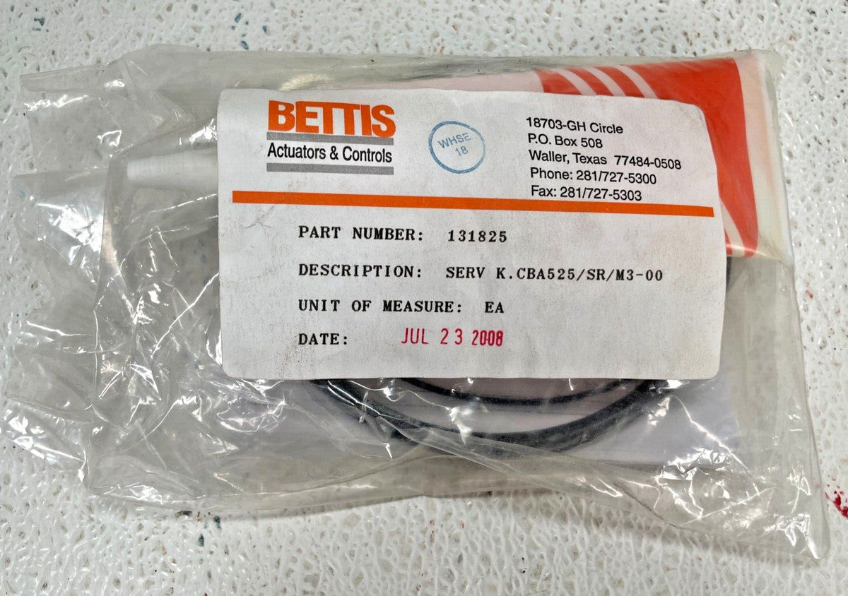 BETTIS 131825 Actuator Seal Kit CBA525/SR/M3-00 *Factory Sealed*