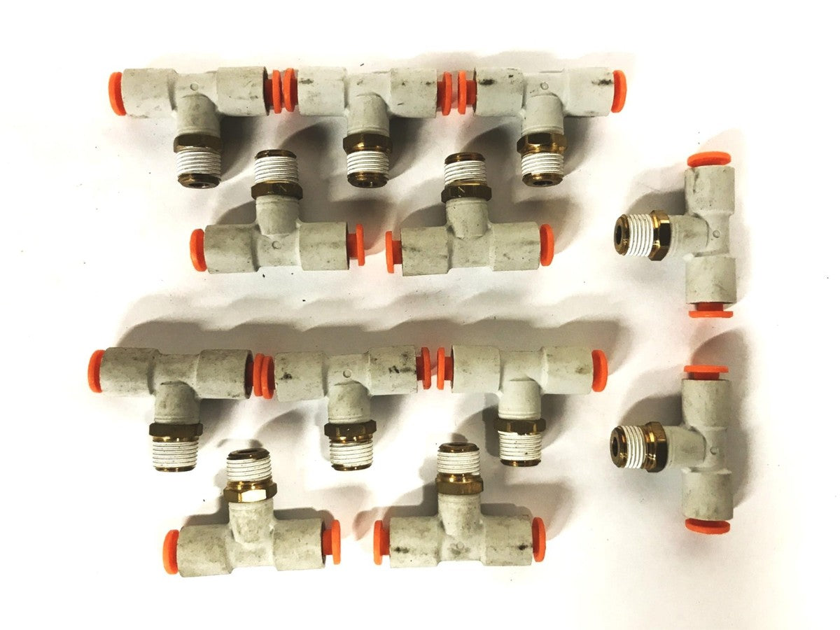 SMC 1/8 inch x 3/16 inch One-Touch Branch Tee KQ2T05-34S [Lot of 12] NOS