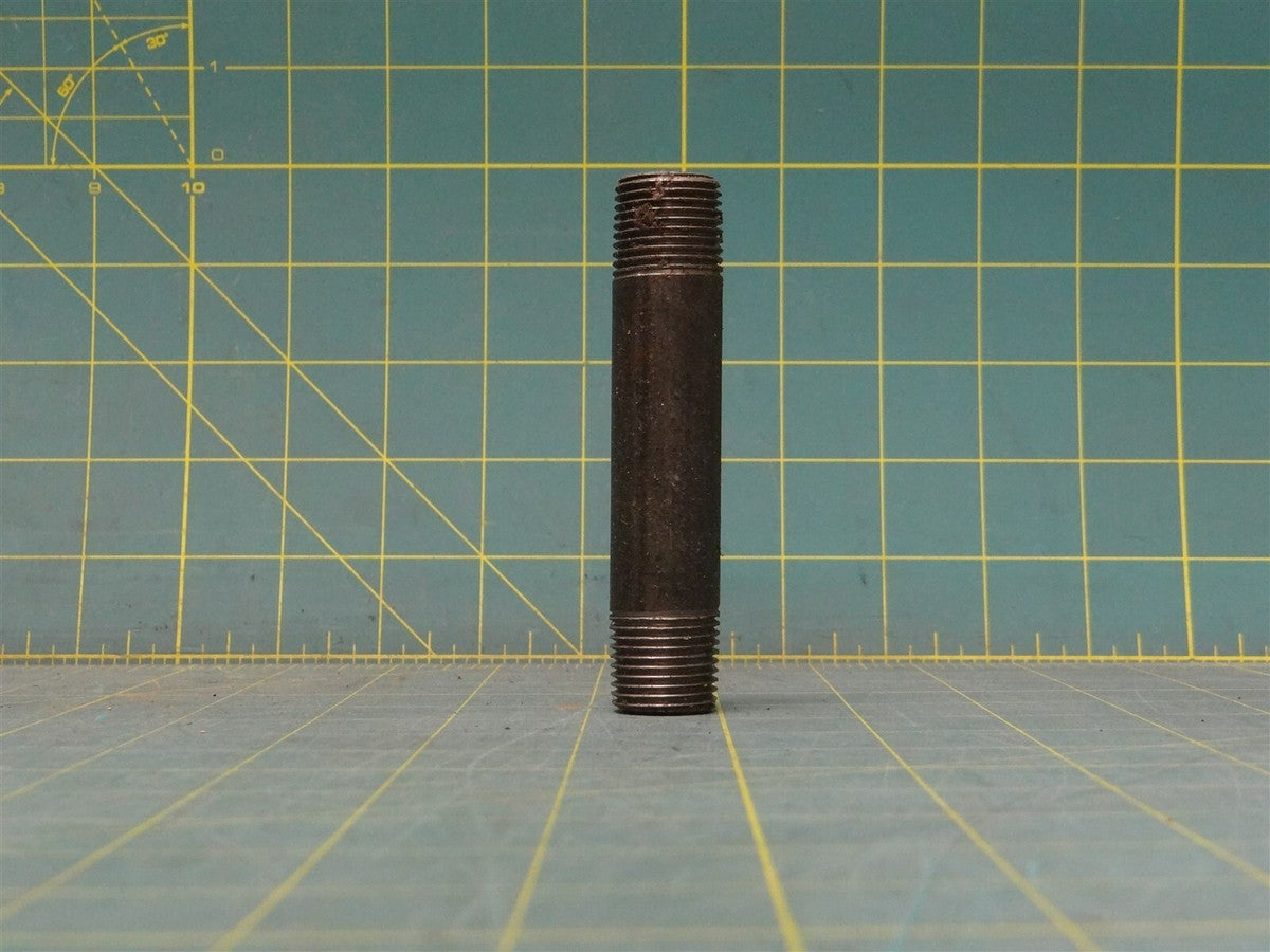 3/4" x 4" Pipe Fitting Nipple Male NPT Steel Tapered Threaded Schedule 80 Welded
