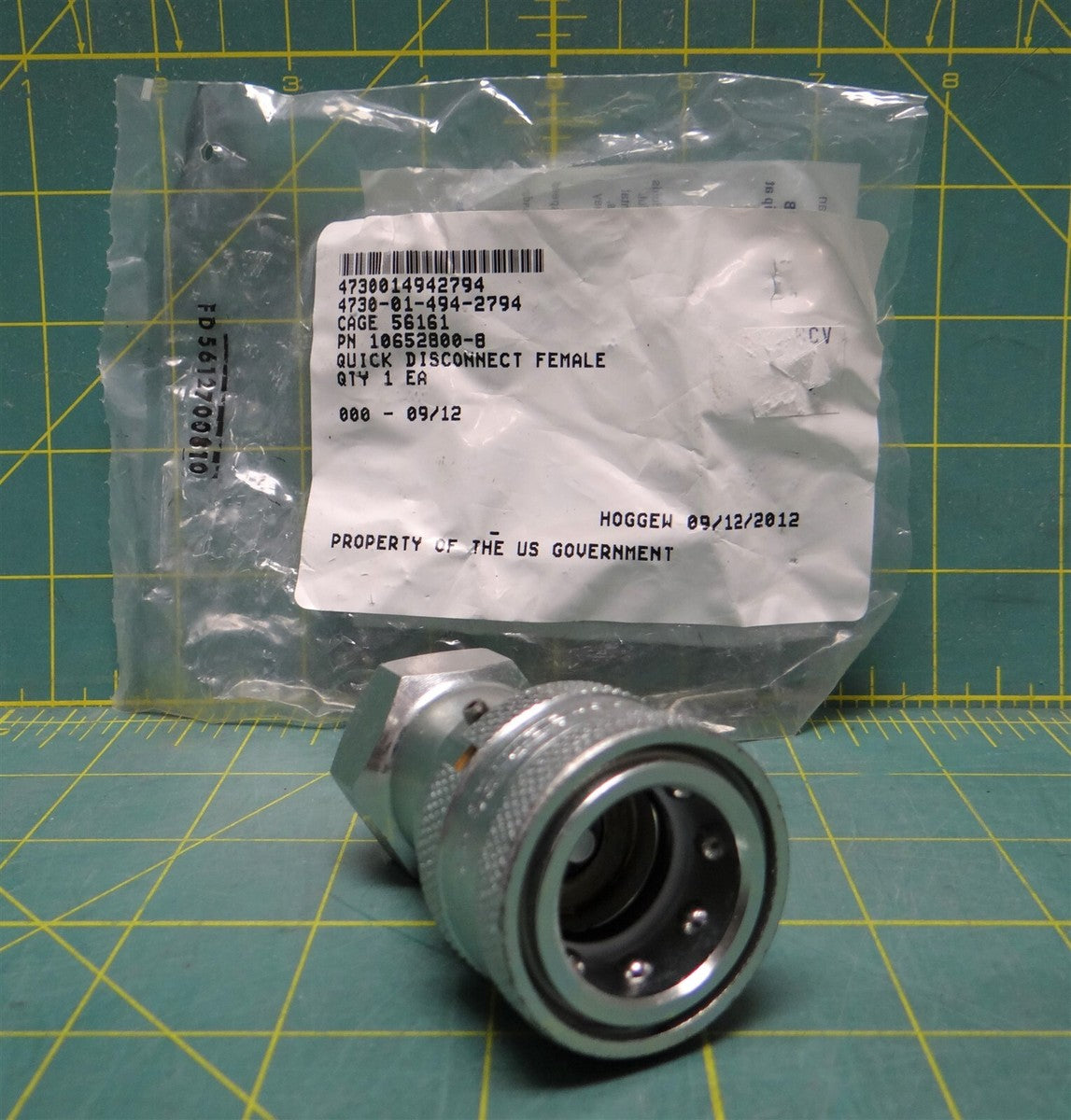 Eaton FD56-1270-08-10 Steel Female Quick Disconnect Coupling 4730-01-494-2794