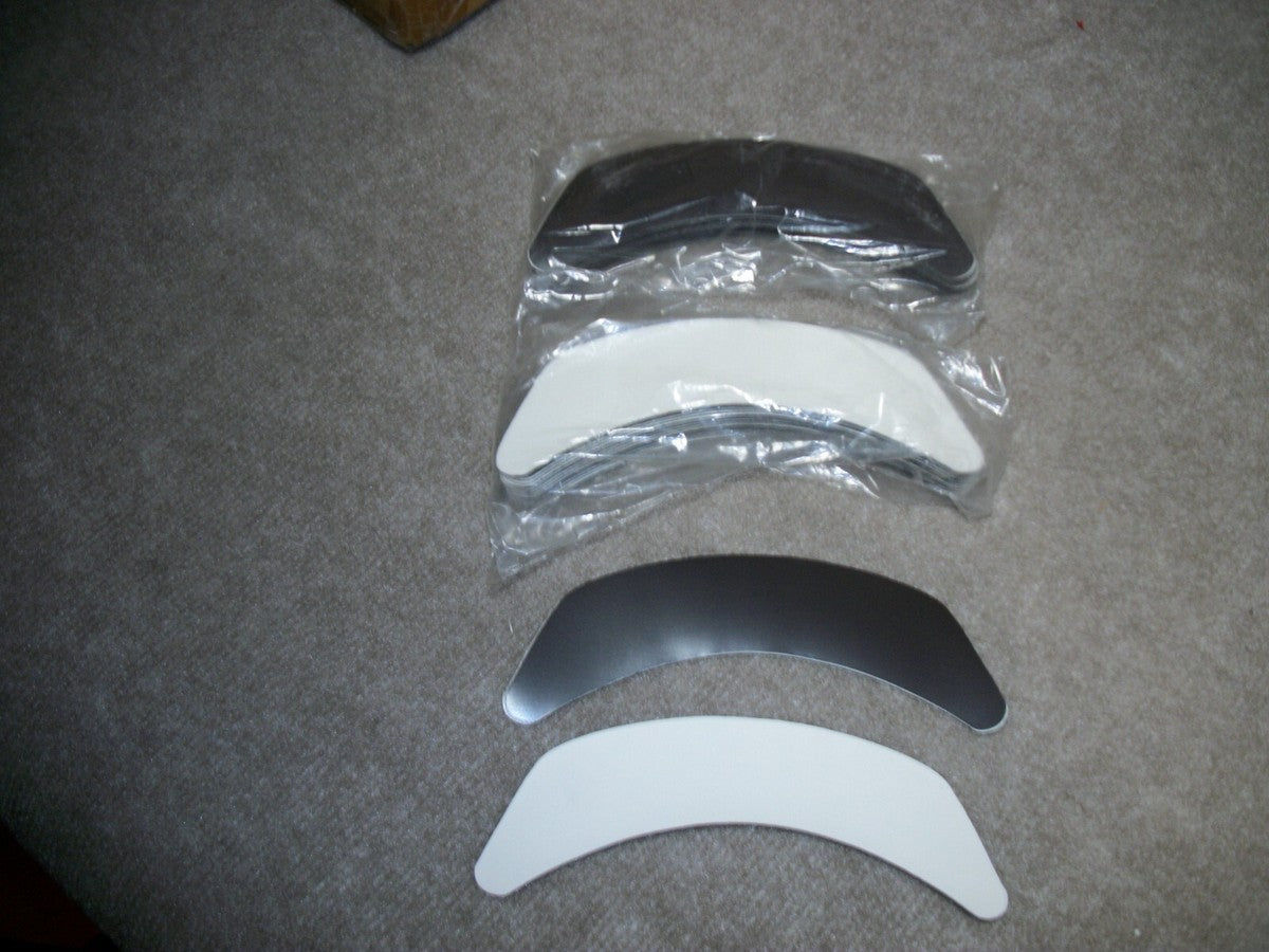 PACK OF 25 STICK ON BANANA MAGNETS 7-3/4 X 1-1/4 FOR HARD HATS  MODEL HH-0372